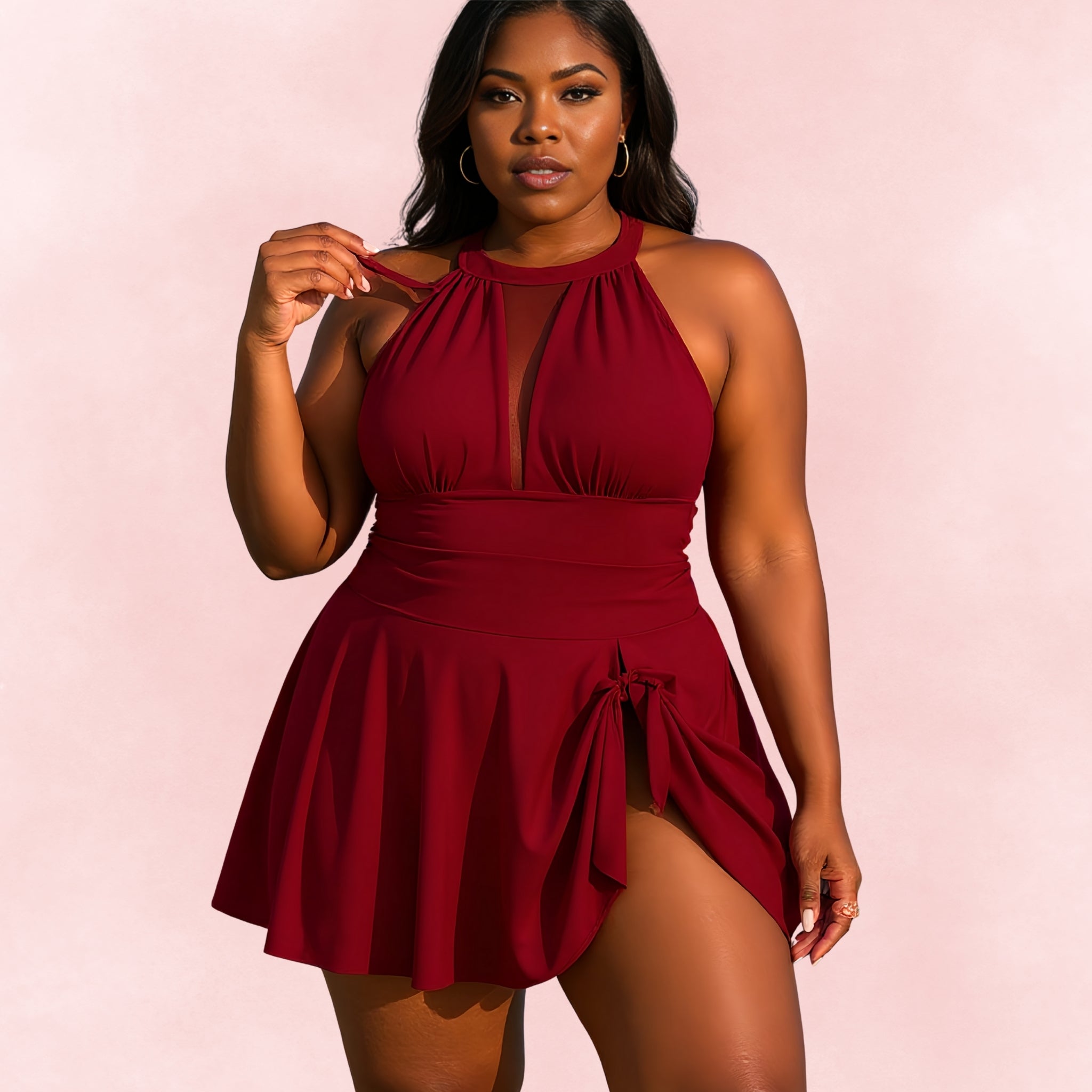 One Piece Swim-dresses